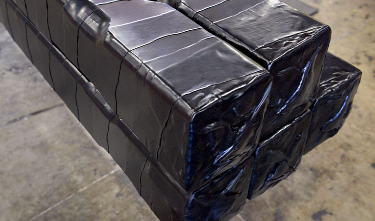 Sturdi-Wall post-frame anchor brackets drill set in concrete