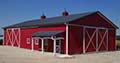 Pole barn for agriculture